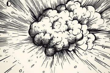 A Hand-Drawn Explosion: Power, Movement, and Whimsical Chaos