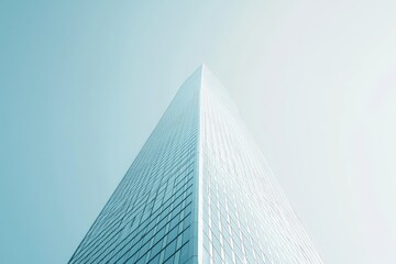 Wall Mural - Reaching for the Sky: A Minimalist View of Modern Architecture