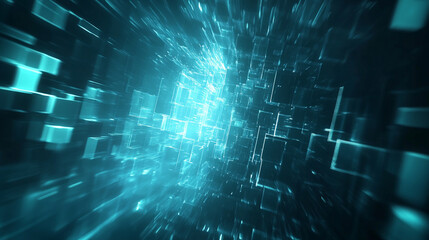 Digital technology background. Network connection dots and lines, Modern city with network connection and city.