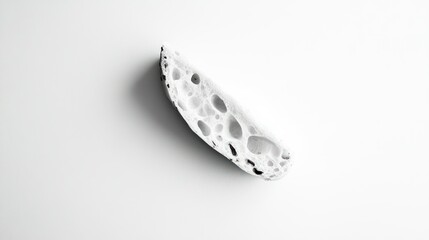 Wall Mural - A Slice of White Bread with Dark Spots