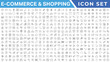 © Muhammad A. grapix - E-commerce avd Shopping icons collection set. Online shopping thin line icons. Shop icons vector