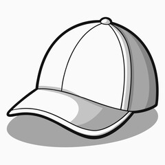 Canvas Print - cap vector illustration