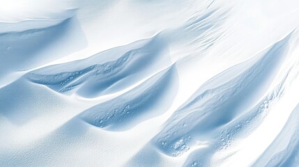 Wall Mural - Abstract Aerial View of Snow-Covered Hills