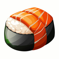 Poster - sushi with salmon