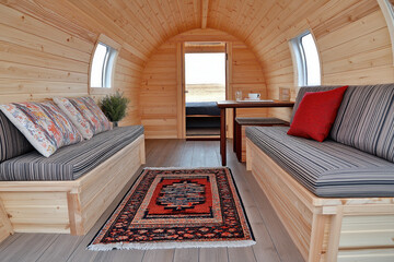 Poster - Wood Cabin Interior