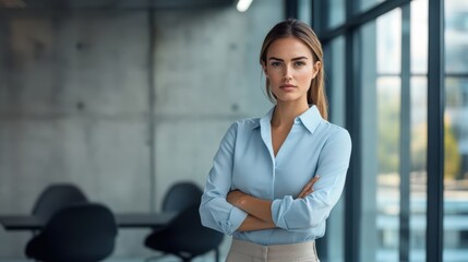 Poster - The Confident Businesswoman Portrait