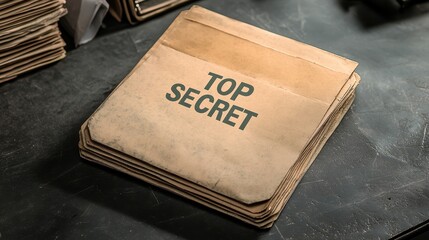 Sticker - The Top Secret Document Folder