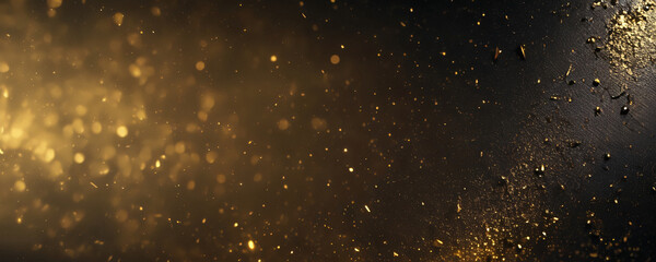 Poster - Golden Sparkle Abstract Background