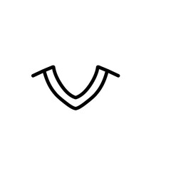 Poster - collar line pattern