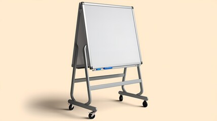 Mobile Whiteboard on Wheels for Presentation and Meetings