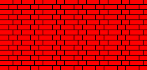 Abstract brick vector background. Texture vector Red brick wall. Tow color brick vector wall. Vector illustration background - texture pattern for continuous replicate.