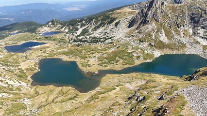 the Seven Rila Lakes-capture breathtaking views with these drone shots. Discover why this is one of the most popular destinations for mountain hiking in Bulgaria. Adventure spirit and unforgettable me