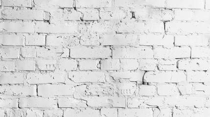 Poster - Contemporary white brick wall texture for wallpapers and web design.