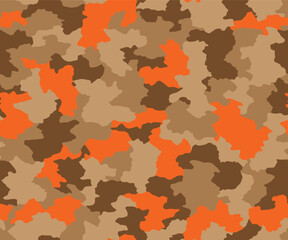 full seamless camouflage texture skin pattern vector for military textile. usable for jacket pants s