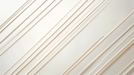 Wall Mural - Abstract white minimal lines background with diagonal pattern