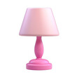© BoOm - A stylish pink lamp, perfect for adding a touch of color and elegance to any room decor. Ideal for cozy evenings and bright designs. 3d render
