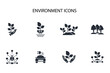© zumrotul - Environment icon set.vector.Editable stroke.linear style sign for use web design,logo.Symbol illustration.