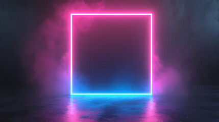 Wall Mural - open door with light