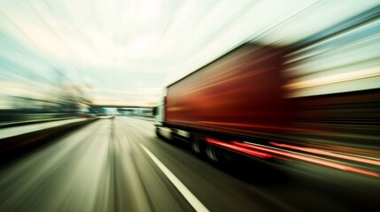 Motion of a Truck on the Highway