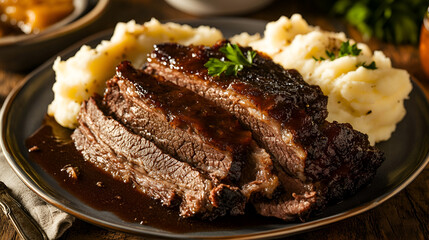 Canvas Print - delicious plate of food