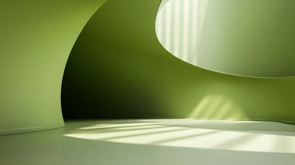 Wall Mural - Modern Green Interior