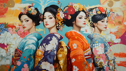 Wall Mural - geisha