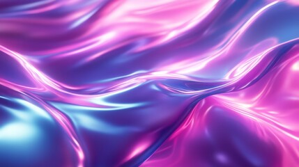 Canvas Print - Vibrant Silk Waves