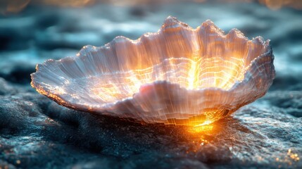 Canvas Print - seashell on the beach