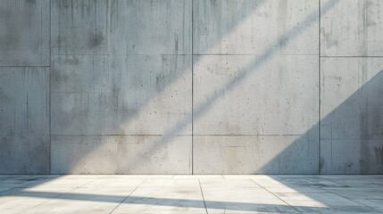 Wall Mural - Neutral light on concrete backdrop