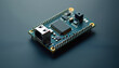 © Quardia Inc. - Small Embedded Processor Board: A small embedded processor board with various electronic components, used in modern IoT and AI devices.