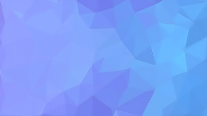 Crystalized Low-Poly Abstract Background in Cool Blues