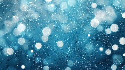 Abstract blue bokeh background