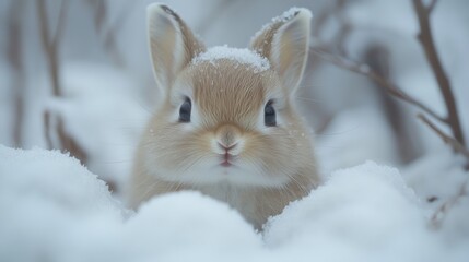 Wall Mural - Cute animal on white background