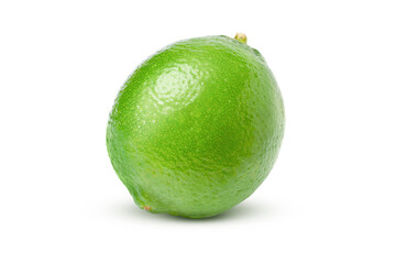 Wall Mural - lime isolated on white background