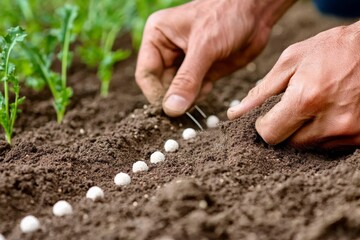 Planting Seeds in the Garden