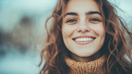 A woman with curly hair smiles warmly while discussing her thoughts in a supportive counseling environment, fostering a positive atmosphere