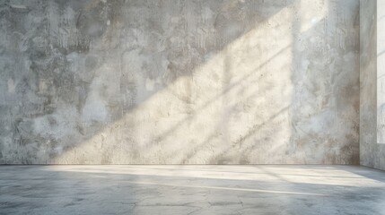 Poster - Concrete Room for displaying products and setting the background for interior design with loft office style featuring Plaster or Gypsum wall textures.