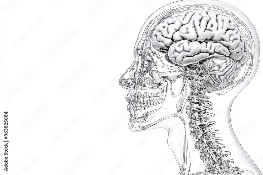 Stock-Illustration „Neurovascular coupling afferent neurons and ...