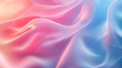 Poster - A colorful, abstract background with a pink and blue wave