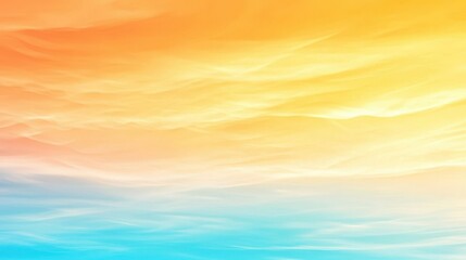 Wall Mural - Abstract Watercolor Background with Yellow  Orange  Blue Colors