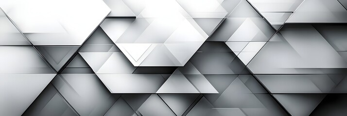 Poster - Minimalist Geometric Abstract Background with Clean Linear Patterns