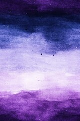 Wall Mural - A deep space gradient background fading from dark blue to rich purple with subtle starlike speckles evoking the vastness of outer space and a sense of mystery