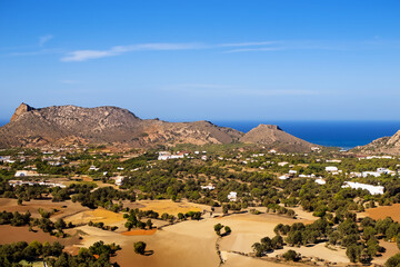 mediteranian landscape background