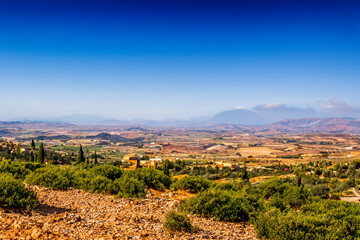 mediteranian landscape background