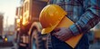 © EEKONG - A Dedicated Construction Worker with Safety Gear Ready for the Day's Challenges