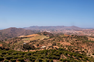 mediteranian landscape background