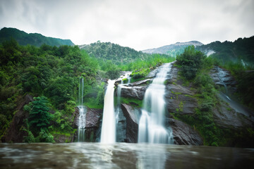 waterfall landscape view