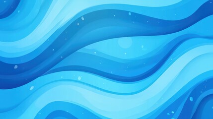 Wall Mural - Sleek abstract blue wave gradient banners enhance your business visuals with modern designs and captivating textures.