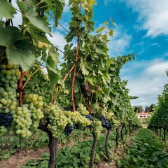 grapes on the vine