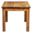 © BraveSpirit - Simple wooden table suitable for dining or work, cut out - stock png.
